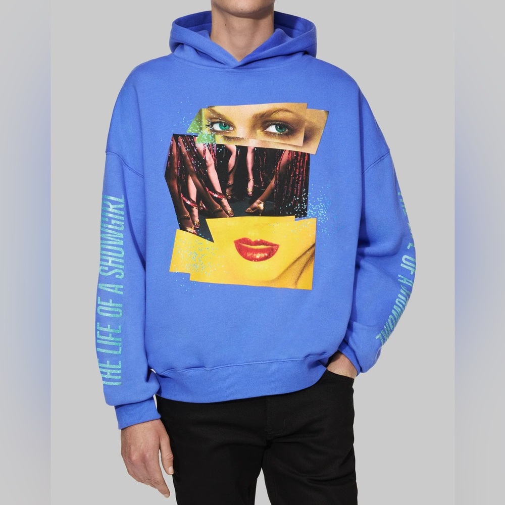 *Brand New* Taylor Swift The Life of a Showgirl Violet Blue Hoodie Multiple Size